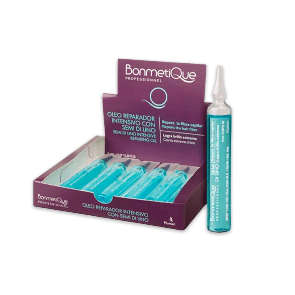 AMPOLLA ÓLEO REPARADOR SEMI DI LINO 9ML BONMETIQUE