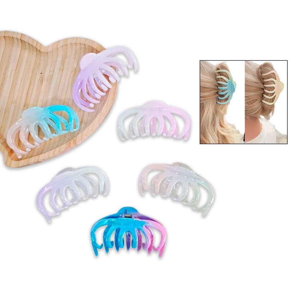 BROCHE GRANDE TORNASOLADO PARA CABELLO