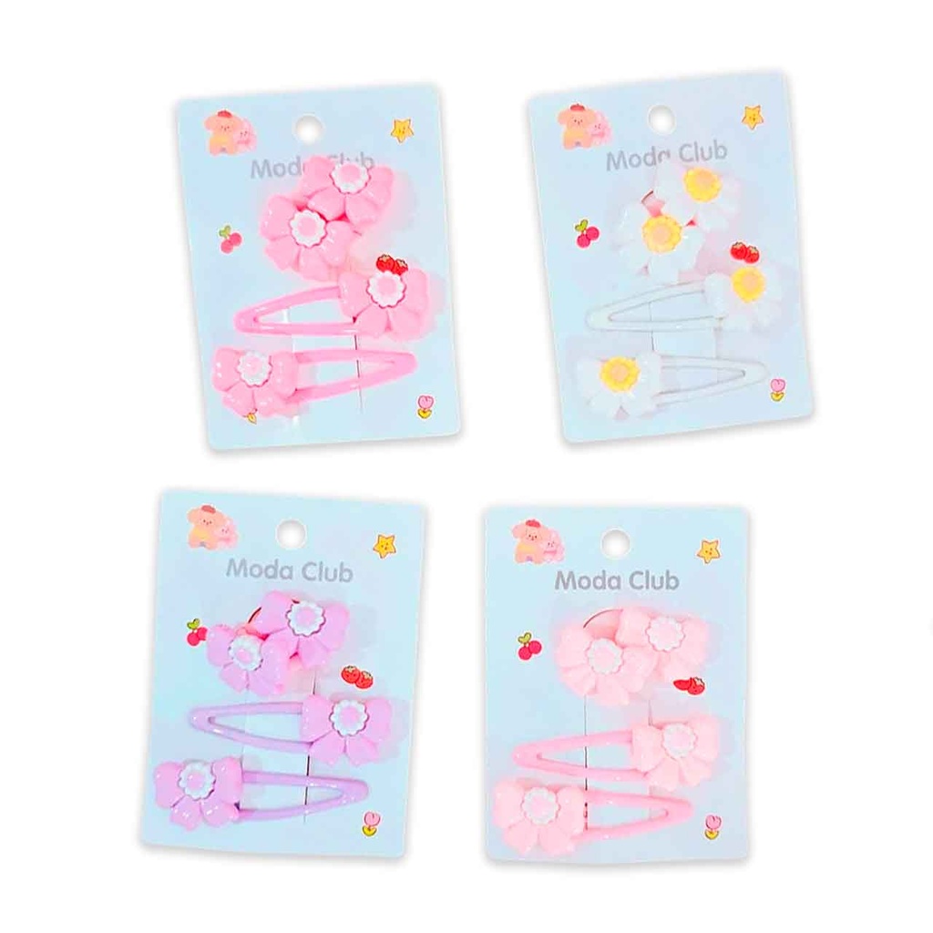 PACK DE COLITAS+HEBILLAS INFANTILES MOÑO