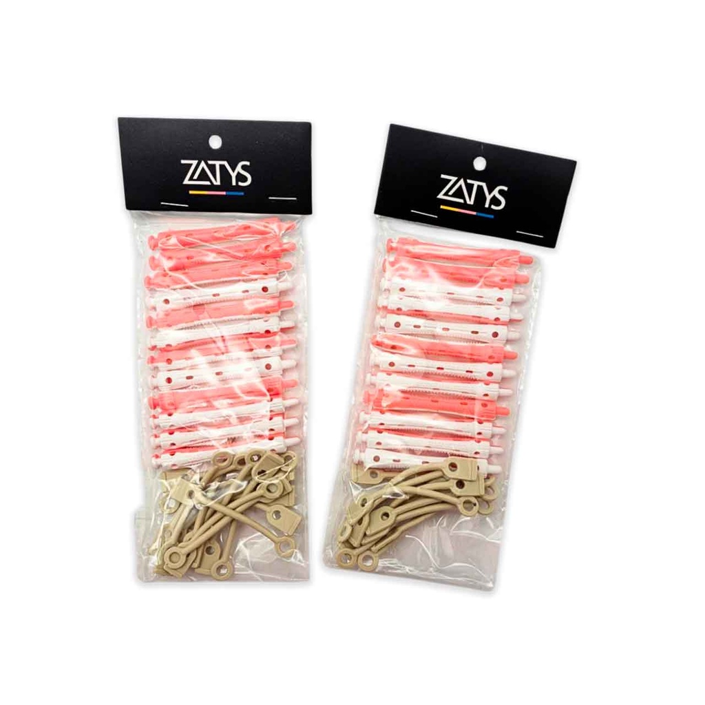 RULEROS PARA PERMANENTE CON BANDAS DE GOMA FINOS 12PCS