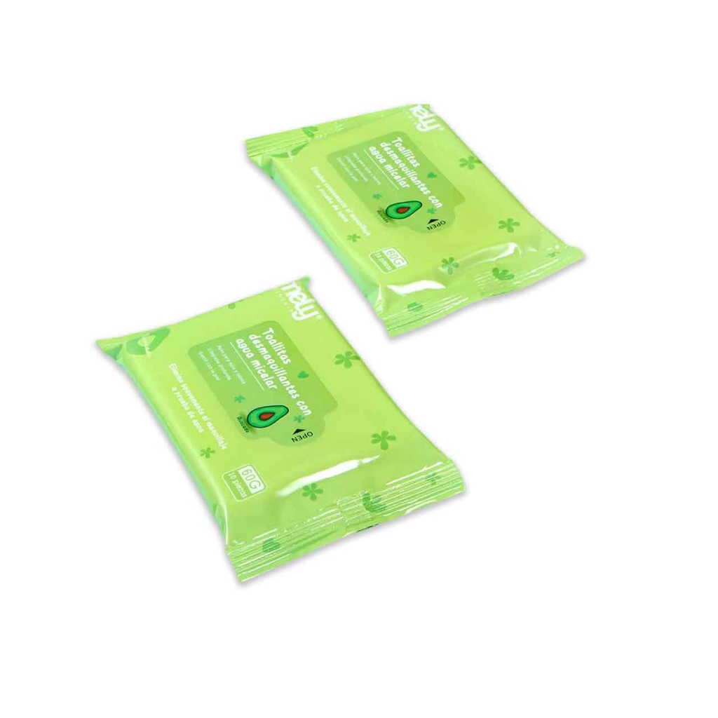 [PM-MY891023] TOALLAS DESMAQUILLANTES X10 CON AGUA MICELAR PALTA MELY