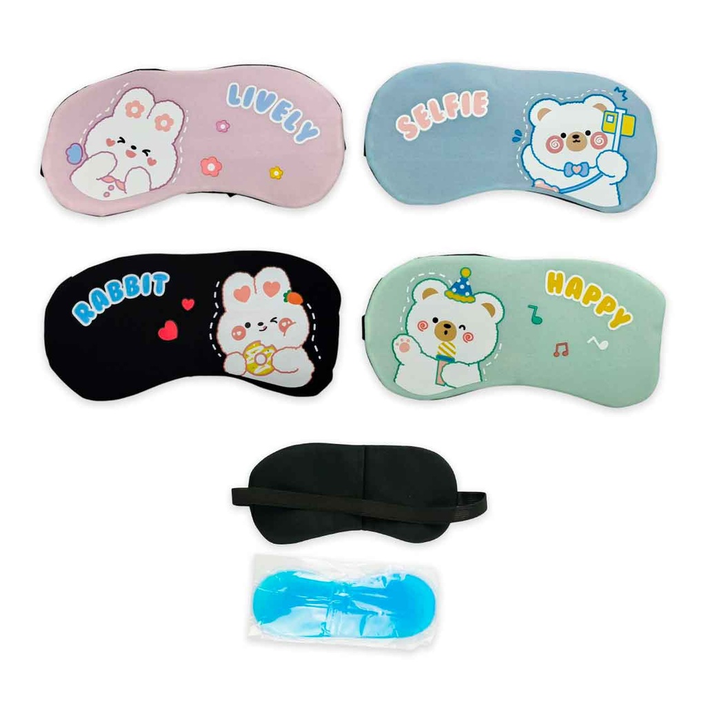 [PM-Y-2344] ANTIFAZ CON GEL ANIMALITOS