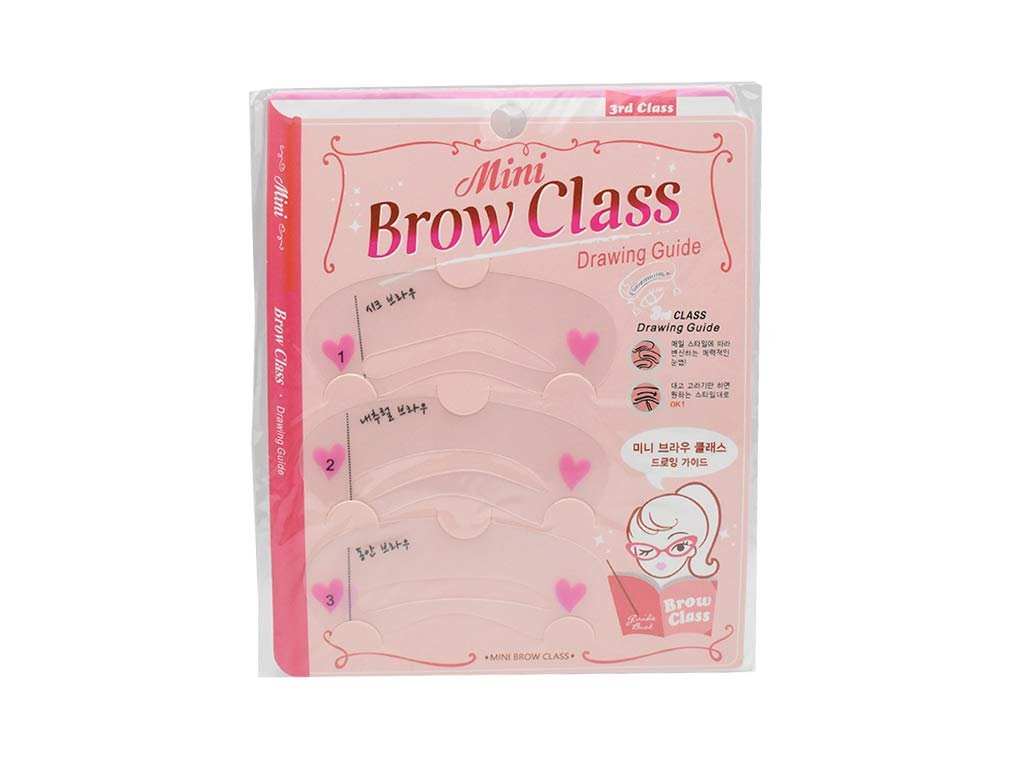 STENCIL MINI BROW CLASS P/ DISEÑO DE CEJAS