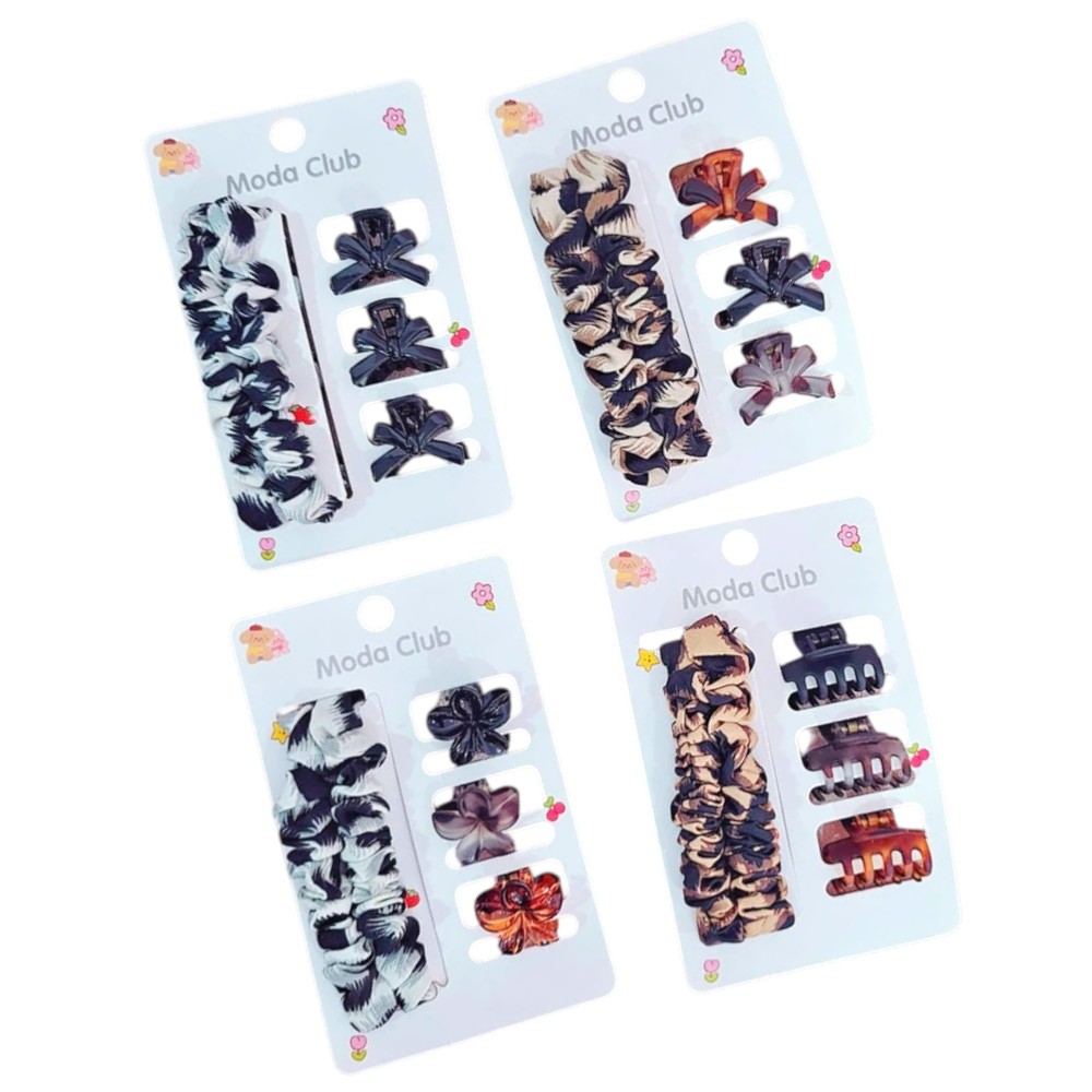 SET DE BROCHES Y COLITAS 5 PIEZAS