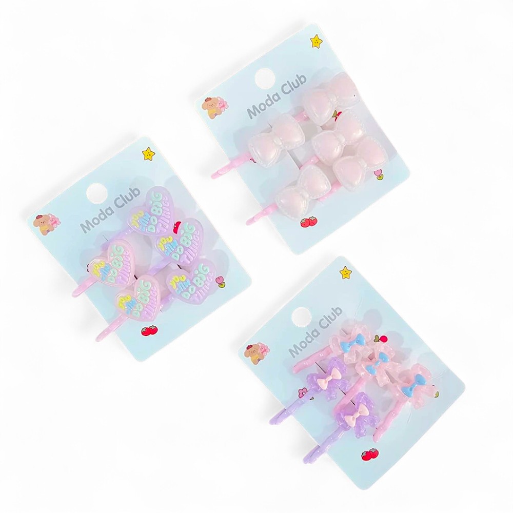 BLISTER DE HEBILLAS INFANTILES X5 UDS