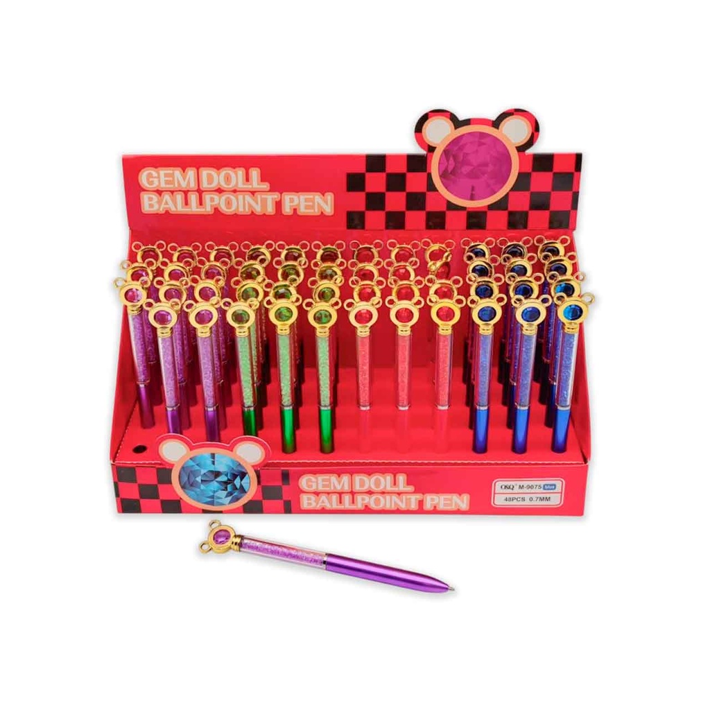 LAPICERA TAPA MICKEY STRASS