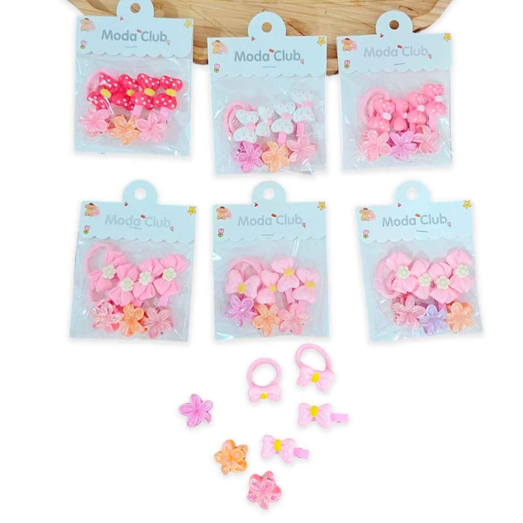 PACK DE MINI BROCHES+COLITAS FLORES/MOÑOS
