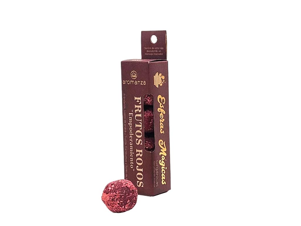 ESFERAS MAGICAS ORGANICAS FRUTOS ROJOS