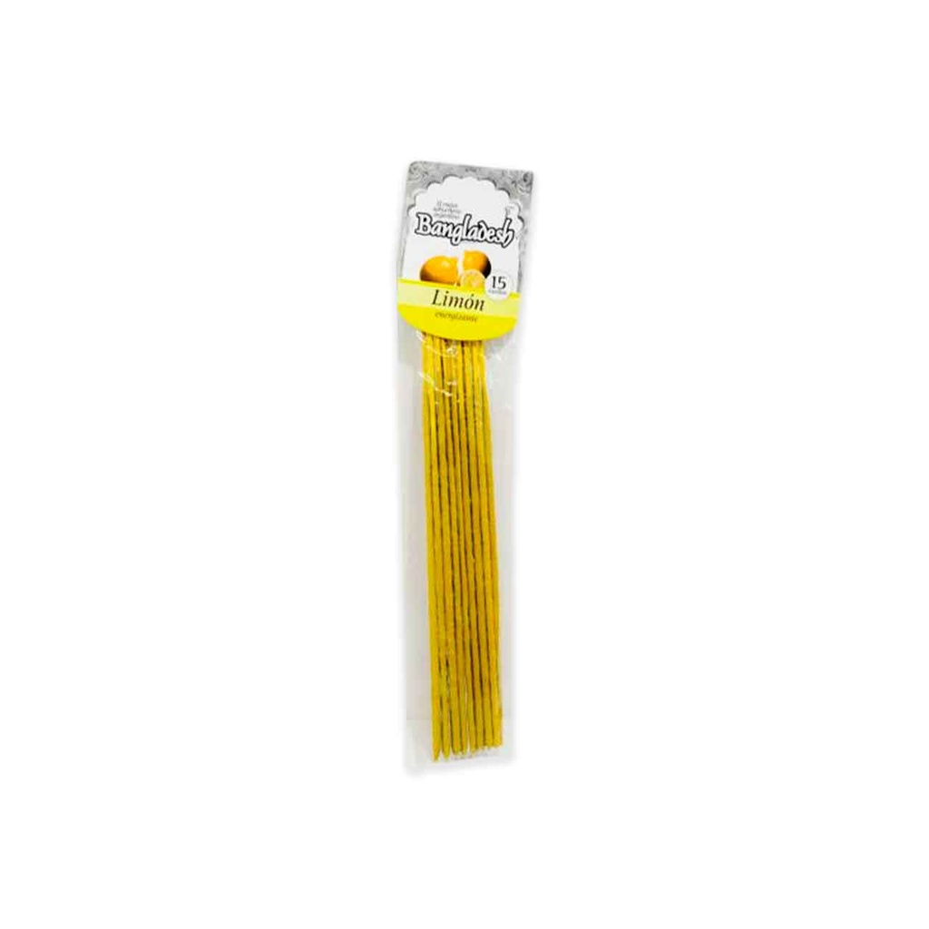 [PM-150-LIMON] SAHUMERIOS BANGLADESH LIMON 15 VARILLAS