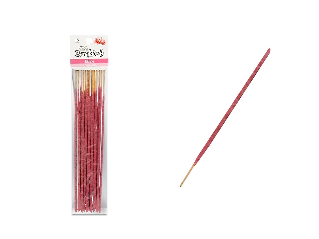 [PM-150-ROSA] SAHUMERIO BANGLADESH ROSA 15 VARILLAS