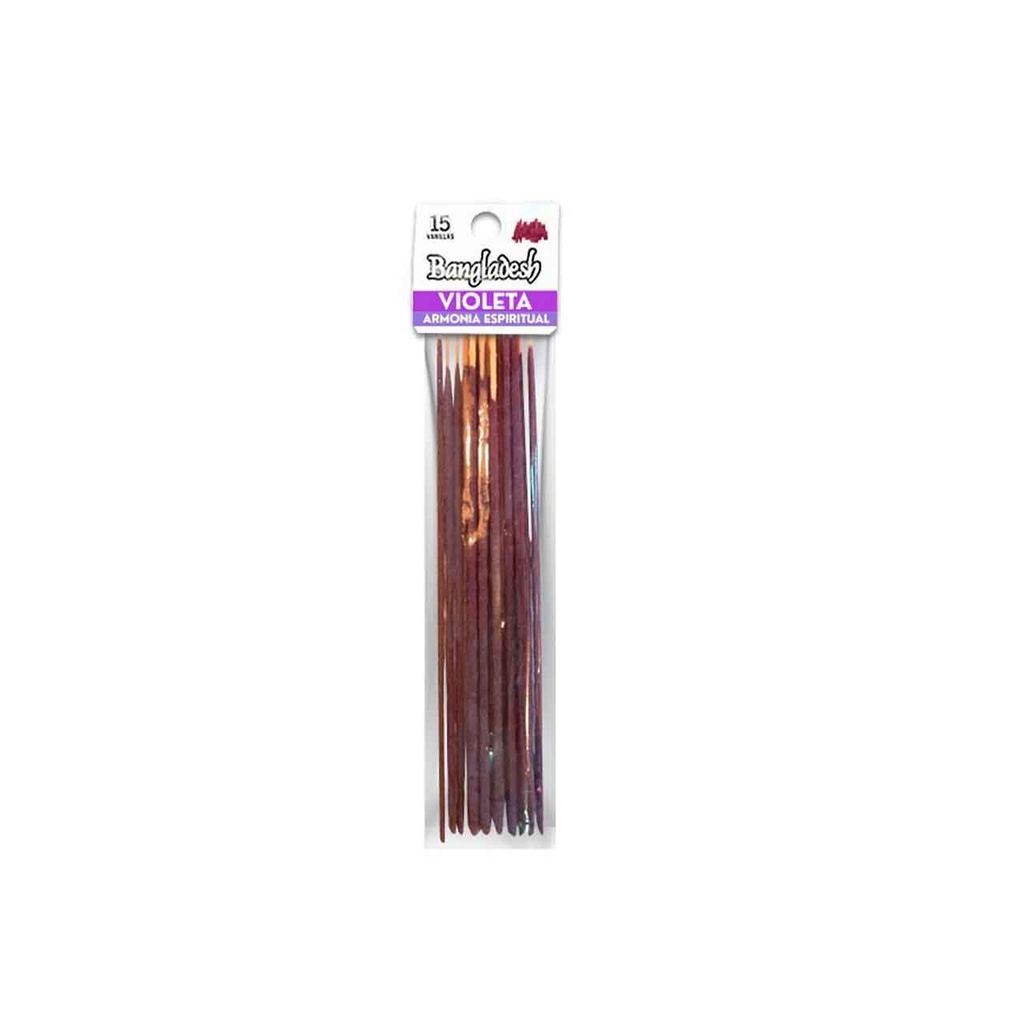 [PM-150-VIOLETA] SAHUMERIOS BANGLADESH VIOLETA 15 VARILLAS