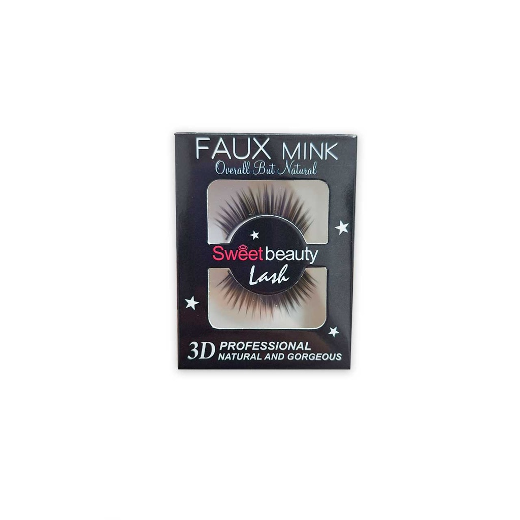 [PM-JHS-41801] PESTAÑAS POSTIZAS FAUX MINK SWEETBEAUTY