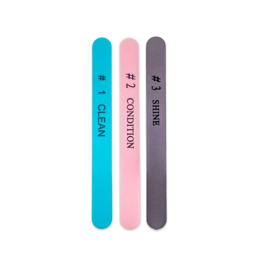 [PM-LH-10811] SET X3 LIMAS PARA UÑAS 3 PASOS MELY