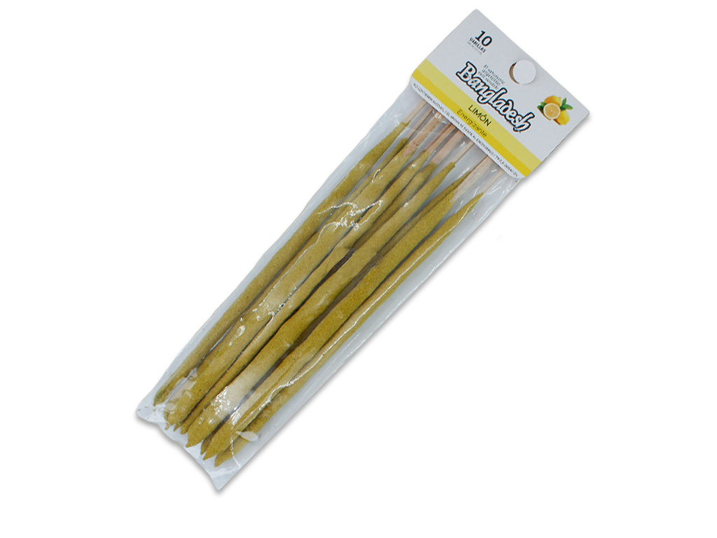 [PM-432D-LIMON] SAHUMERIO BANGLADESH LIMON 10 VARILLAS