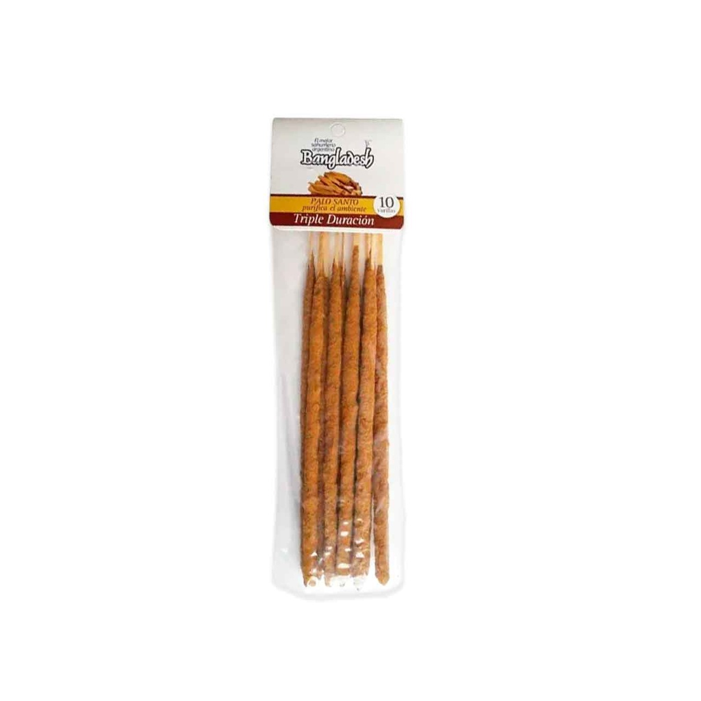 [PM-432D-PALO SANTO] SAHUMERIOS BANGLADESH PALO SANTO 10 VARILLAS