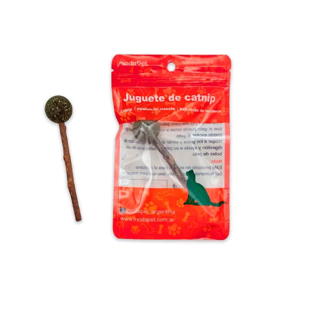 CATNIP FORMA DE CHUPETÍN PARA GATOS