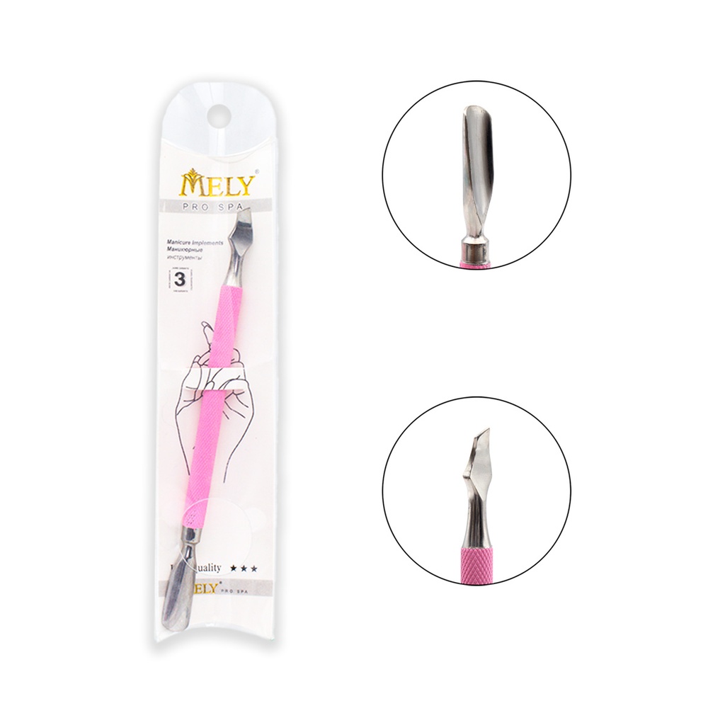 [PM-LH-10953] REPUJADOR MELY DOBLE PUNTA GRANDE ACERO INOXIDABLE