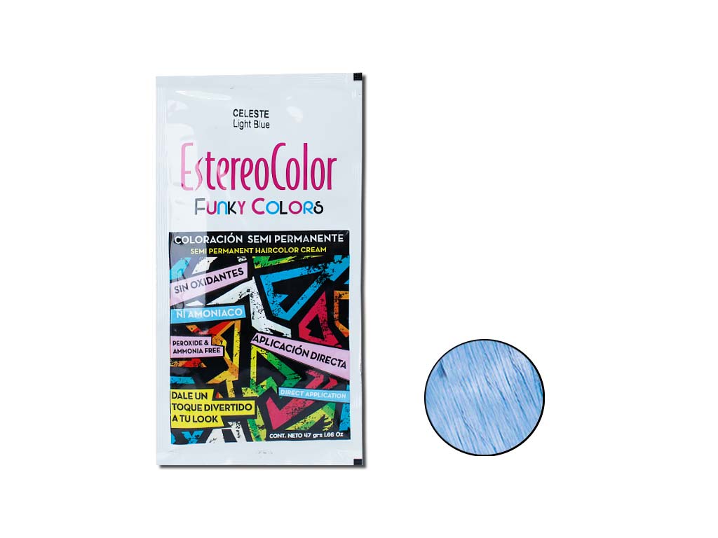 [PM-1003-02C] TINTURA FUNKY COLORS CELESTE 47G