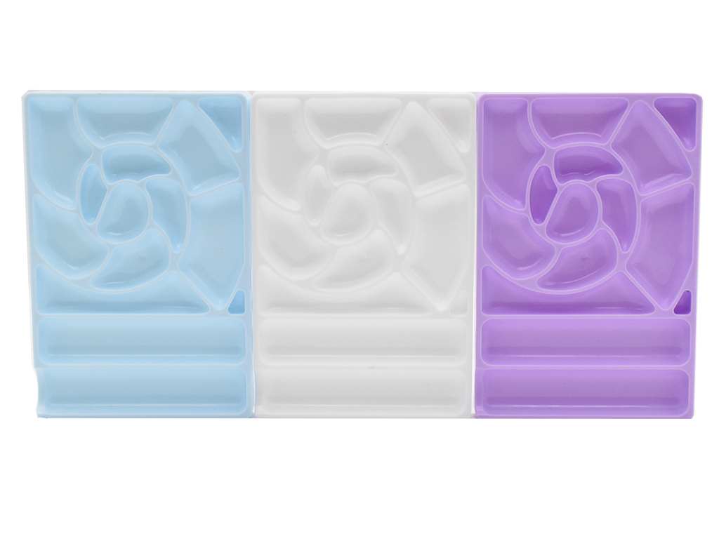 PALETA MEZCLADORA ARTISTICO MANICURA PLASTICO