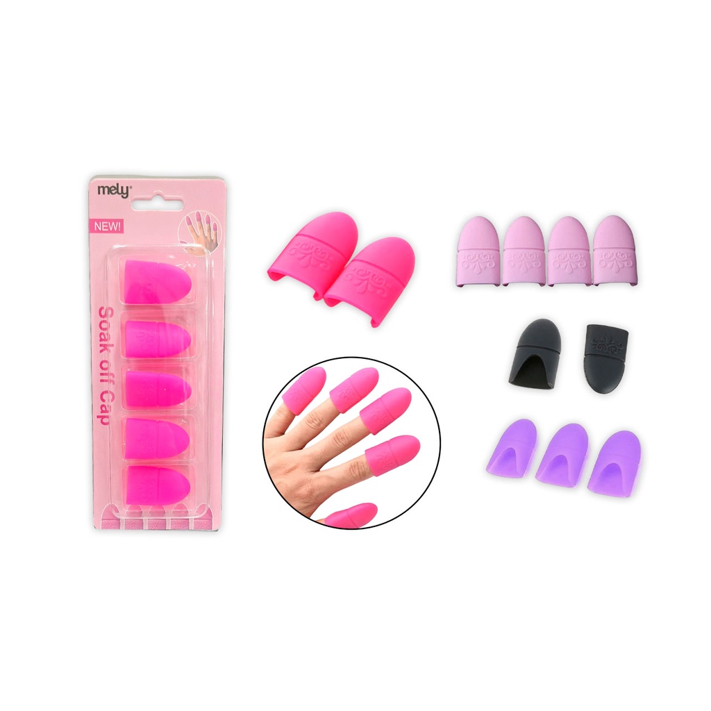CAPUCHONES DE SILICONA PARA RETIRAR UÑAS MELY