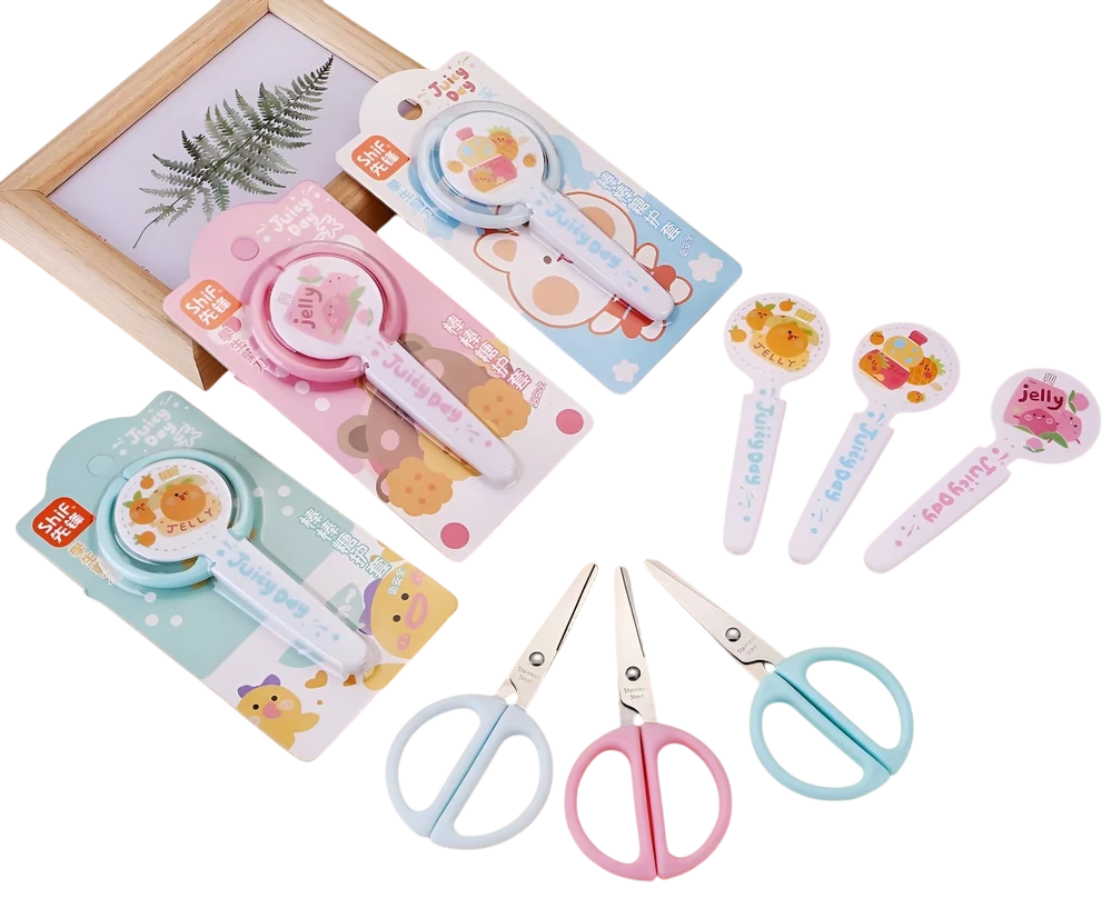 TIJERA INFANTIL CON PROTECTOR