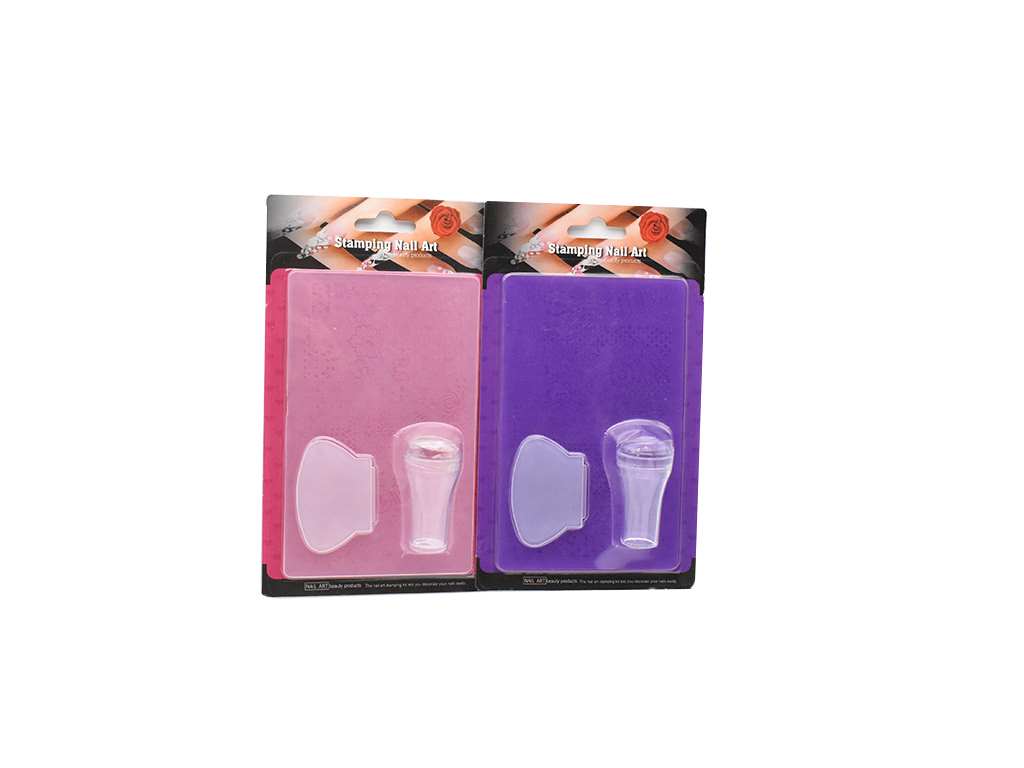 [PM-EHS665] PROMO 2×1 | STAMPING NAIL ART PLACA PLÁSTICA+SELLO PLÁSTICO