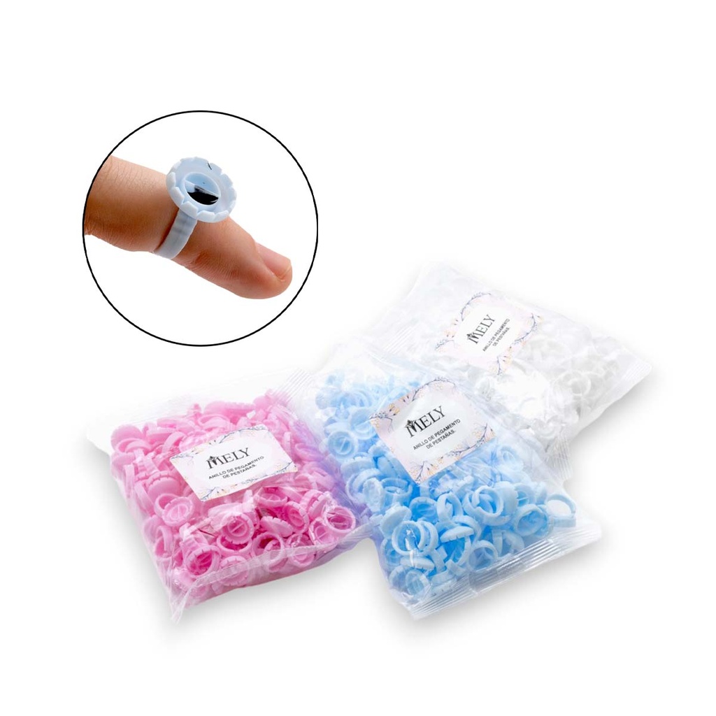 [PM-LHY-206] INJERTO DE PESTAÑAS POSTIZAS COPA DE ANILLO X100 PCS