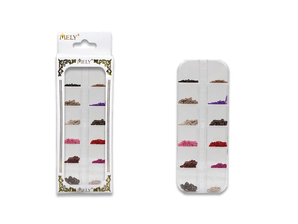[PM-LH-M122] CADENA METAL STRASS MELY PARA DECORACION DE UÑAS