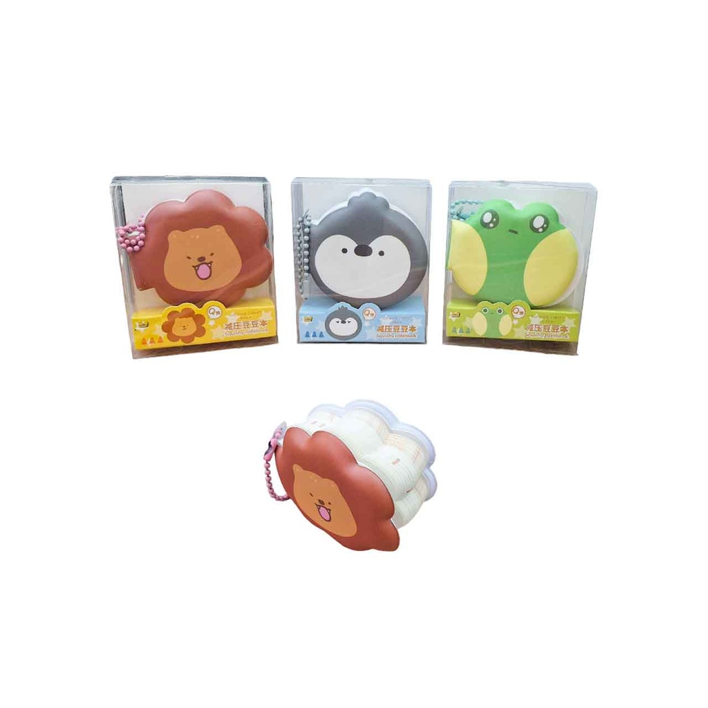 MINI ANOTADOR FORMA DE ANIMALITOS