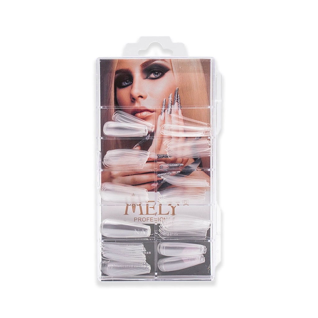 UÑAS POSTIZAS COFFIN 100PCS