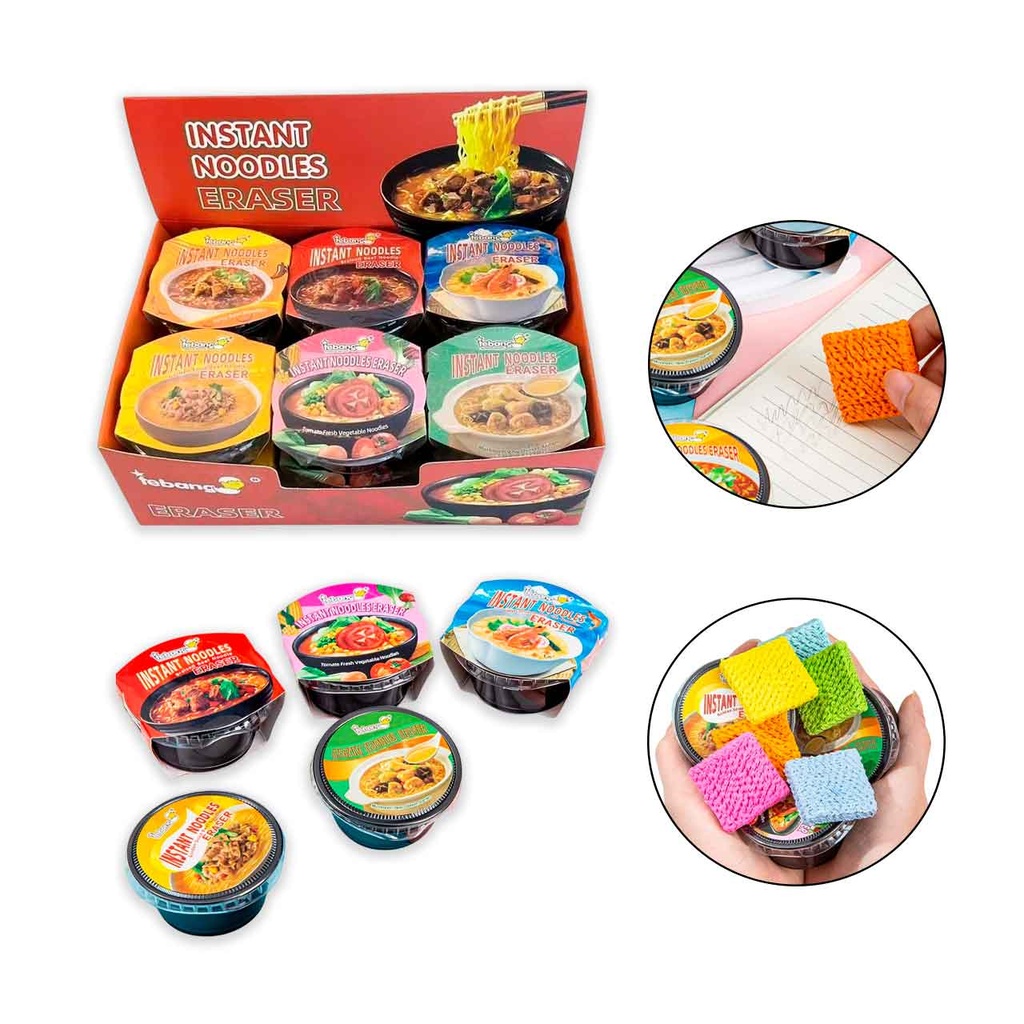 GOMA DE BORRAR FORMA DE RAMEN