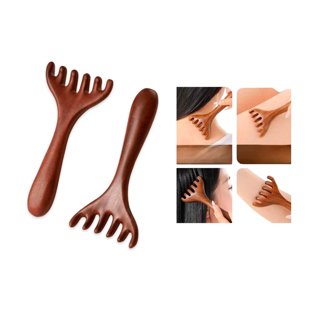 MASAJEADOR MULTIUSO DE MADERA 15CM