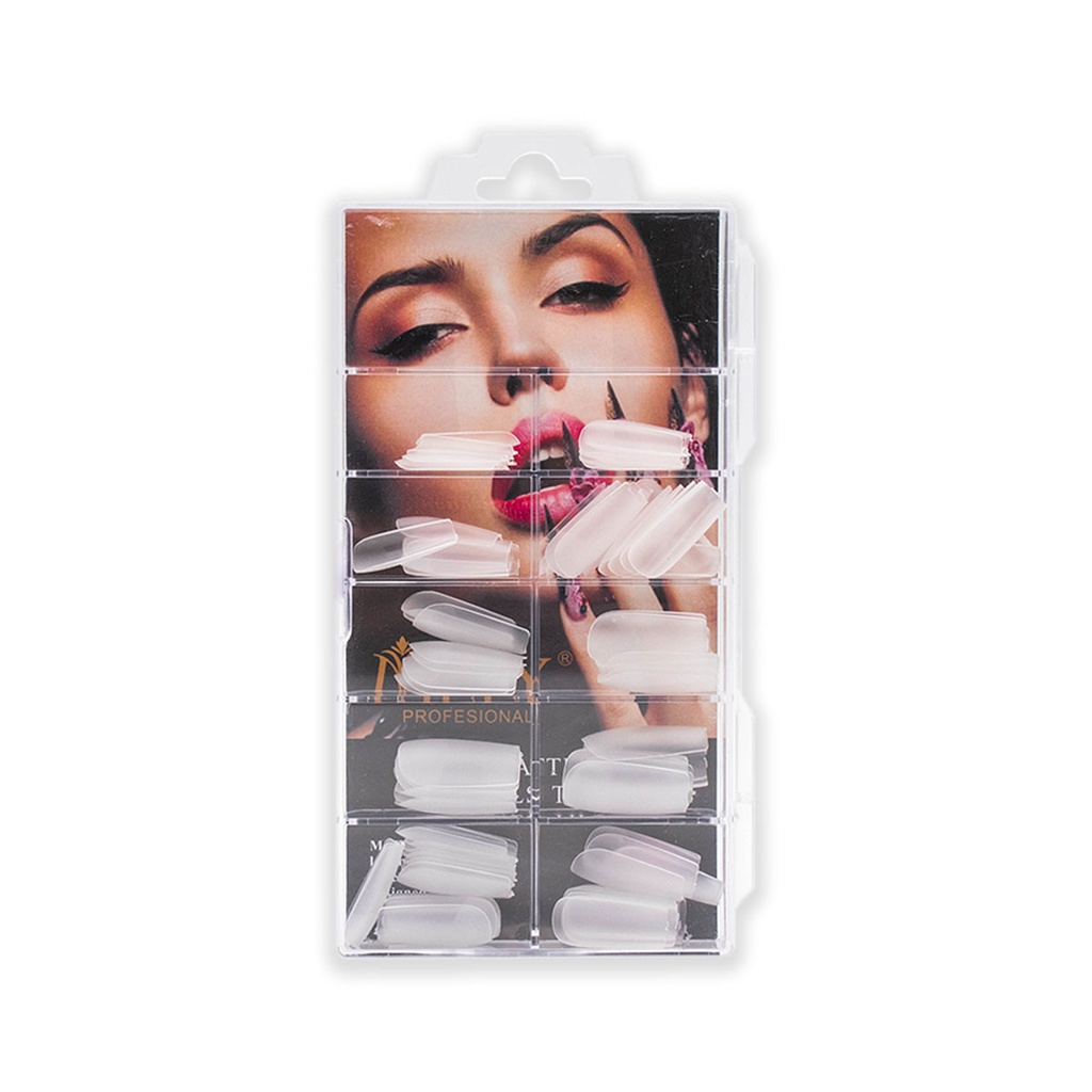 UÑAS POSTIZAS CUADRADAS 100 PCS