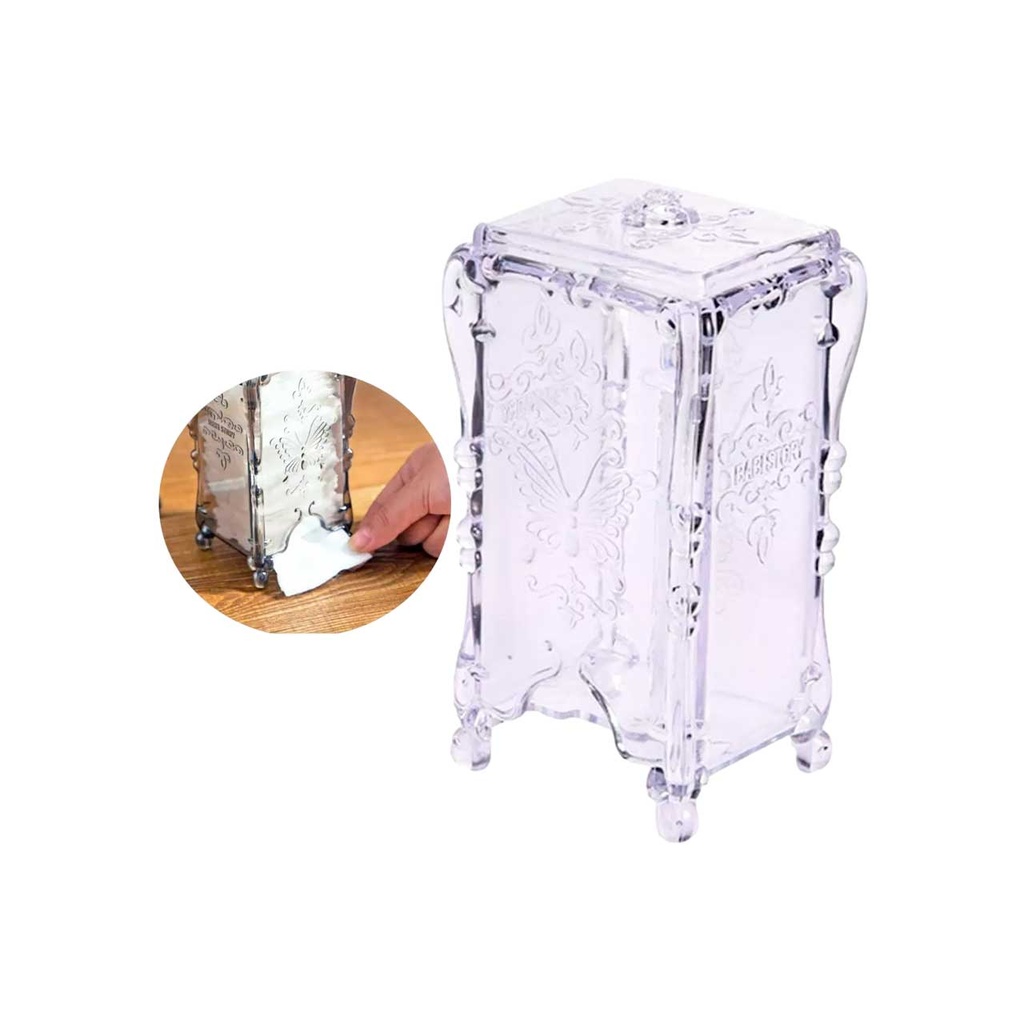[PM-COSM-3018] PORTA WIPES ACRILICO CON TAPA