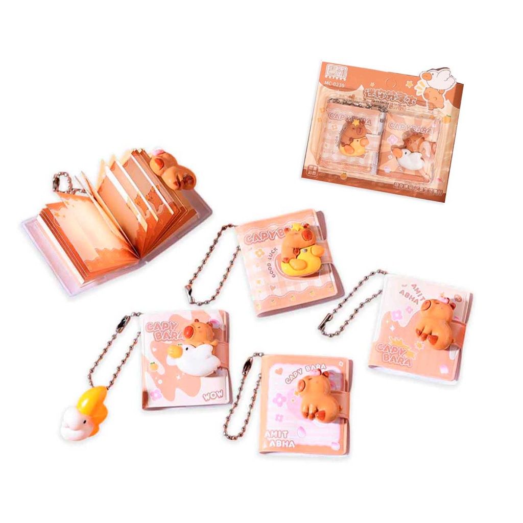 SET X2 MICRO ANOTADORES CAPYBARA