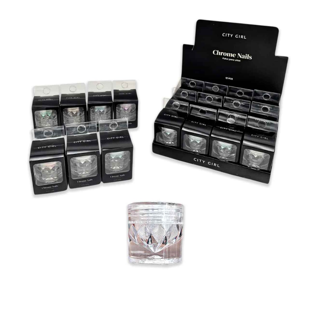 [PM-PX2448] POLVO ESPEJO CROMADO PARA UÑAS