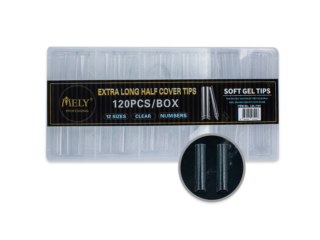 TIPS EXTRALARGOS CUADRADOS 120PCS