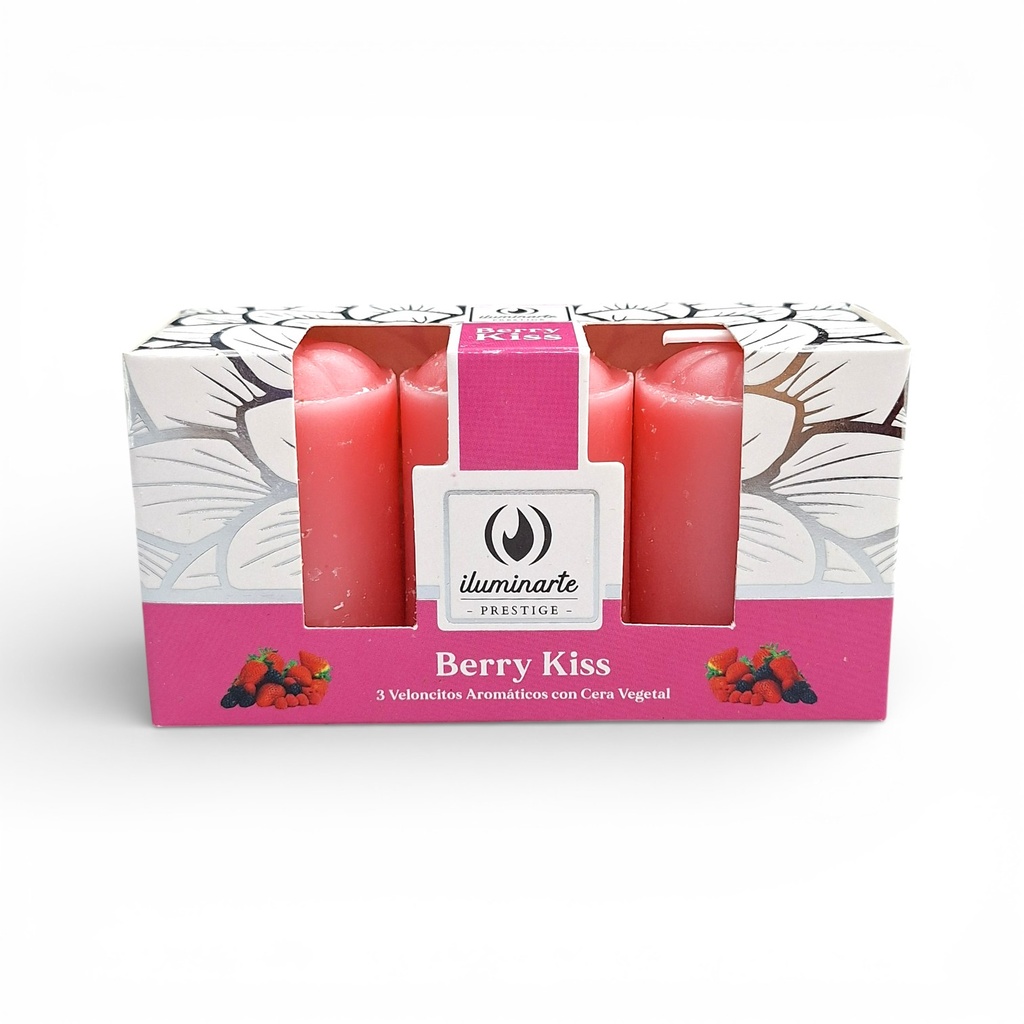 VELONCITOS AROMÁTICOS X3 BERRY KISS