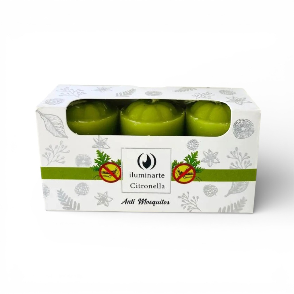 [PM-072V-CITRONELLA] VELONCITOS AROMÁTICOS X3 CITRONELLA