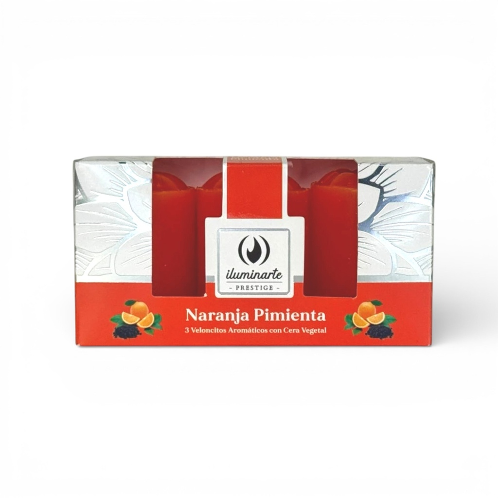 VELONCITOS AROMÁTICOS X3 NARANJA PIMIENTA