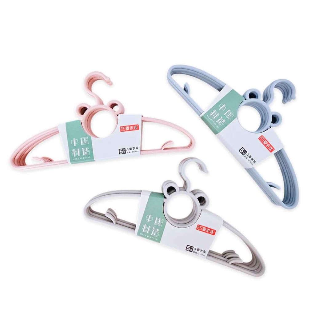 SET X5 PERCHAS INFANTILES OSO