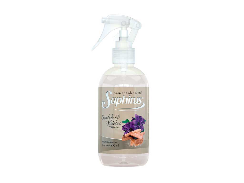[PM-S1139-SYV] AROMATIZANTE TEXTIL SANDALO Y VIOLETAS SAPHIRUS