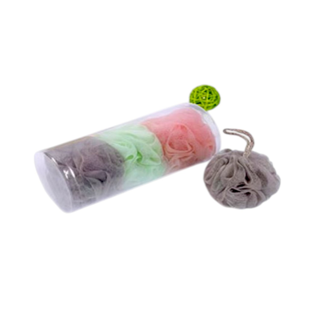 [PM-4960555] SET DE ESPONJAS PARA BAÑO EN TUBO