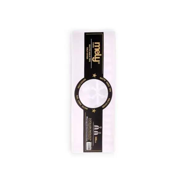 [PM-LHQ-04] TIPS CORTOS OVALADOS 300PCS MELY