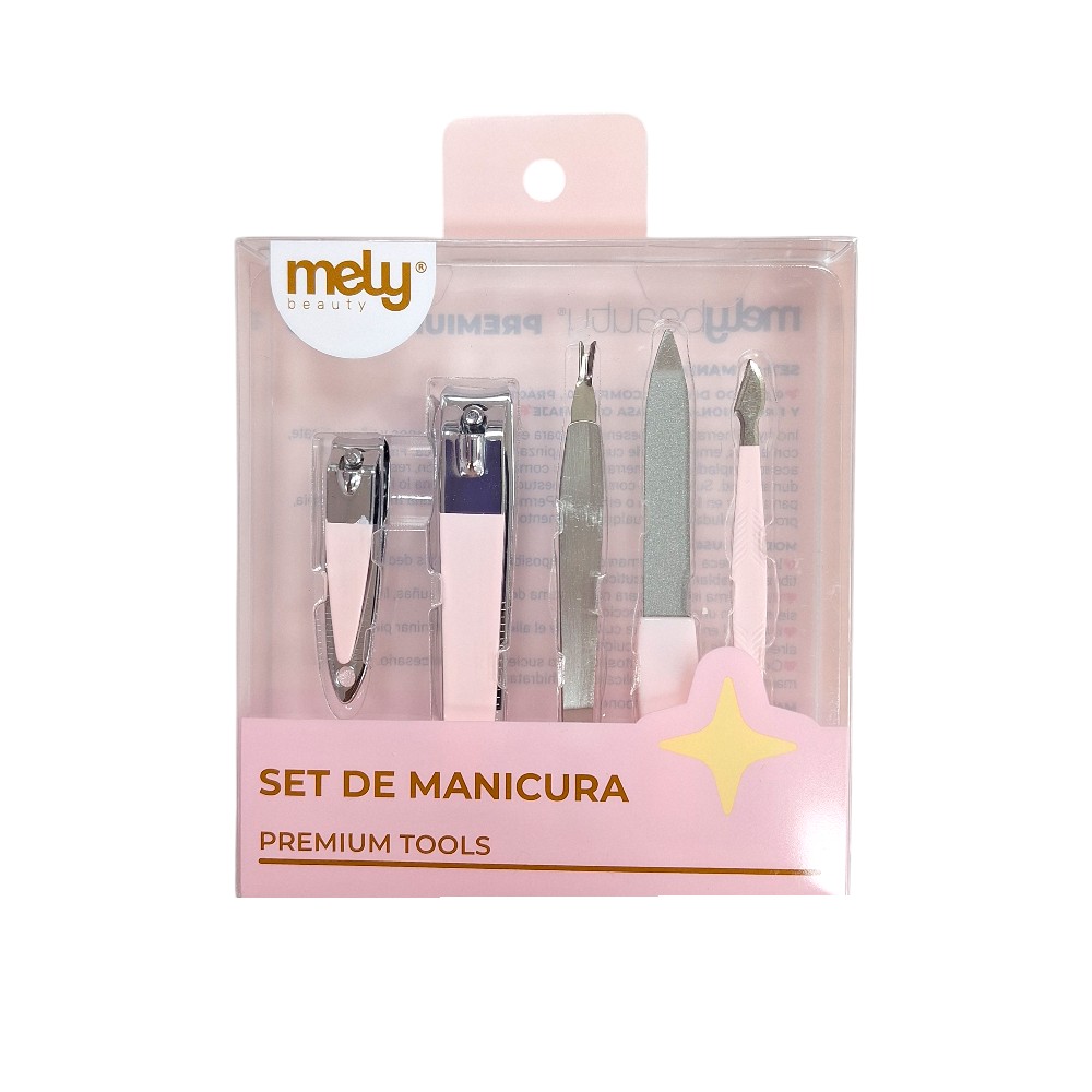 SET DE 5 HERRAMIENTAS DE MANICURÍA