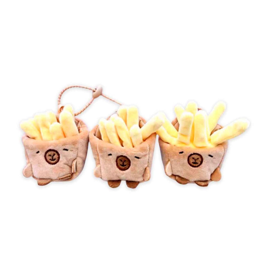 [PM-KB24121] LLAVERO CHARM PAPAS FRITAS CAPYBARA