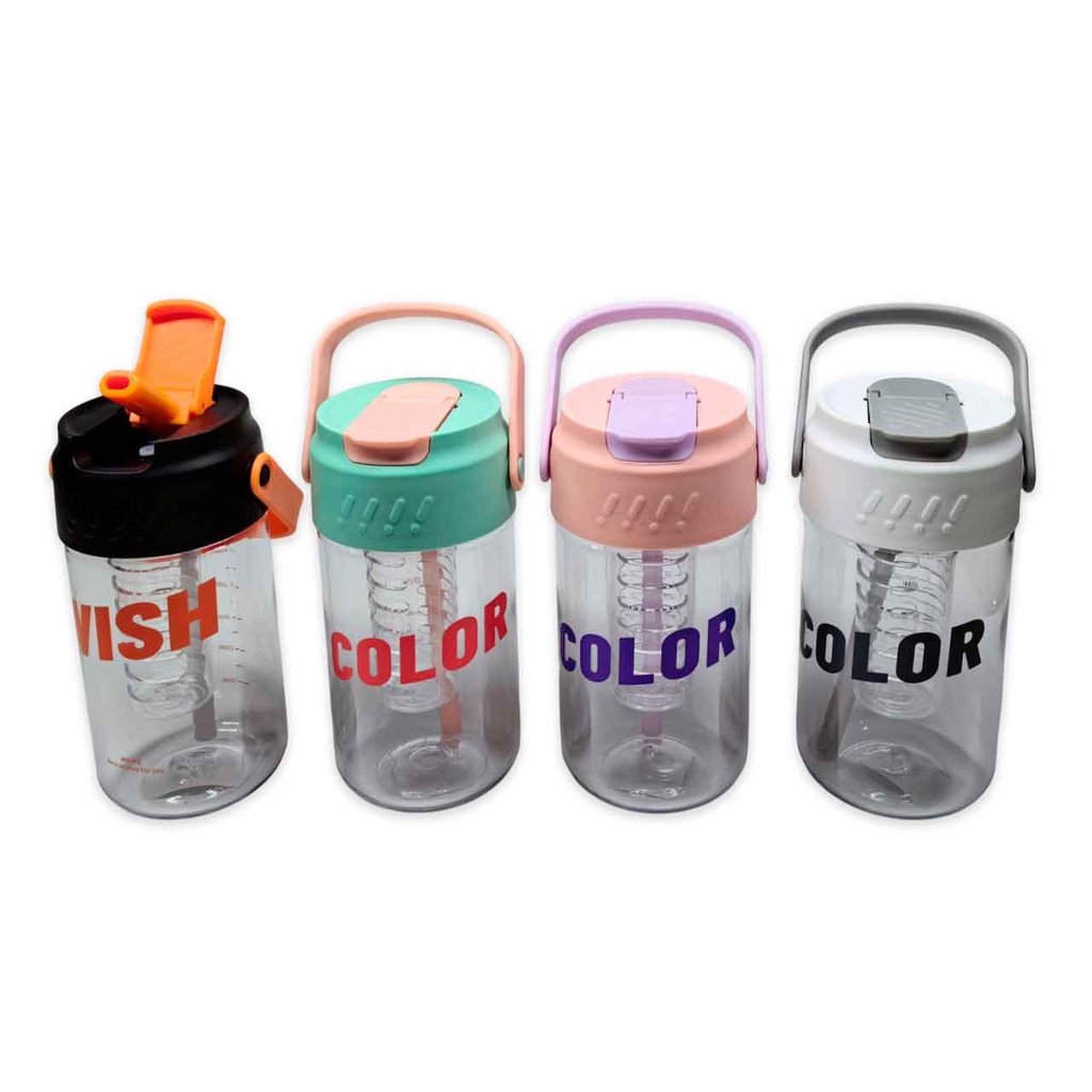 BOTELLA CON MEDIDOR WISH/COLOR 800ML