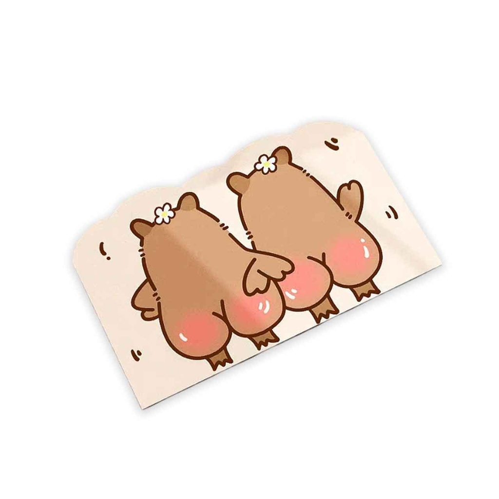 ALFOMBRA ANTIDESLIZANTE CAPYBARAS 36x58CM