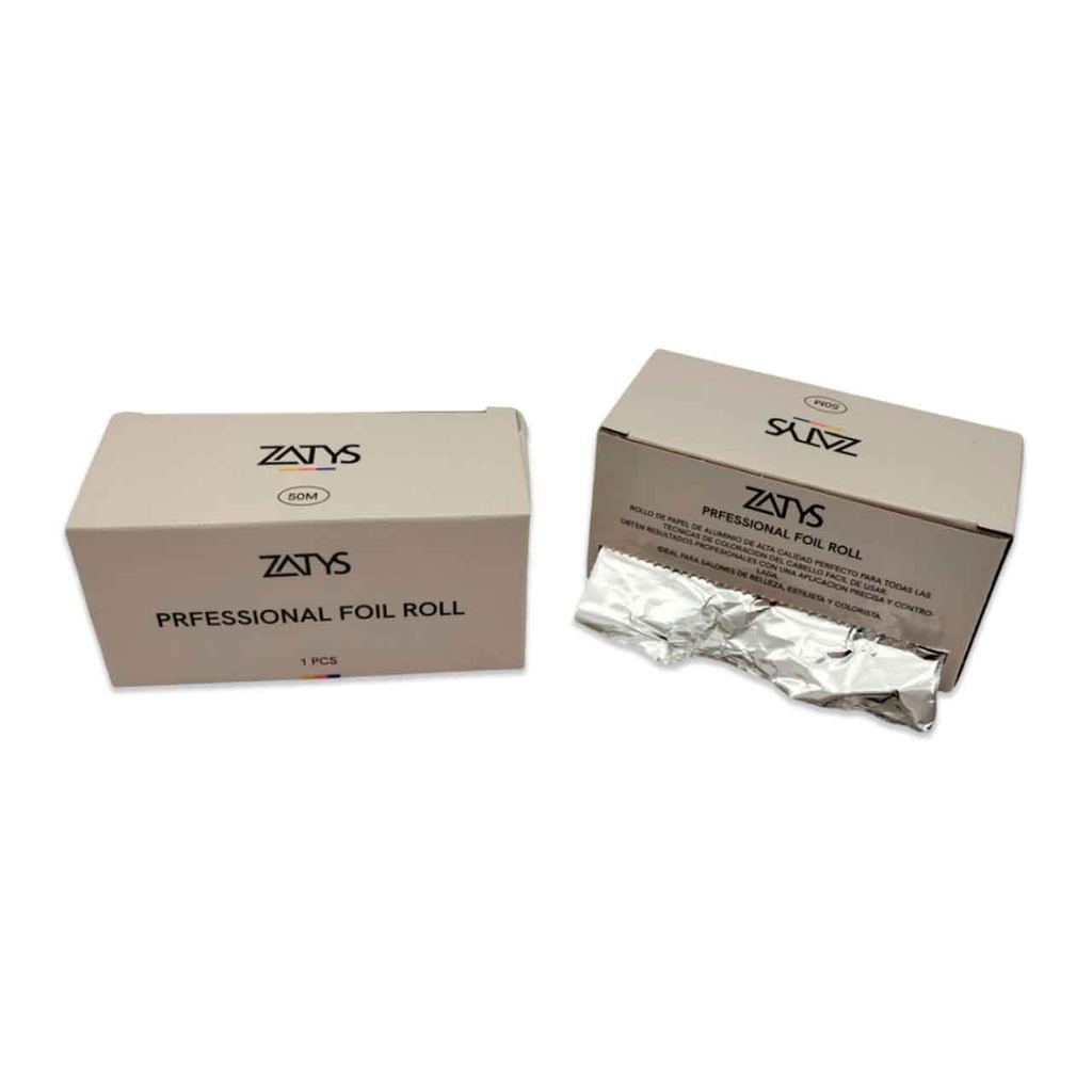 ROLLO DE PAPEL ALUMINIO PARA PELUQUERIA ZATYS