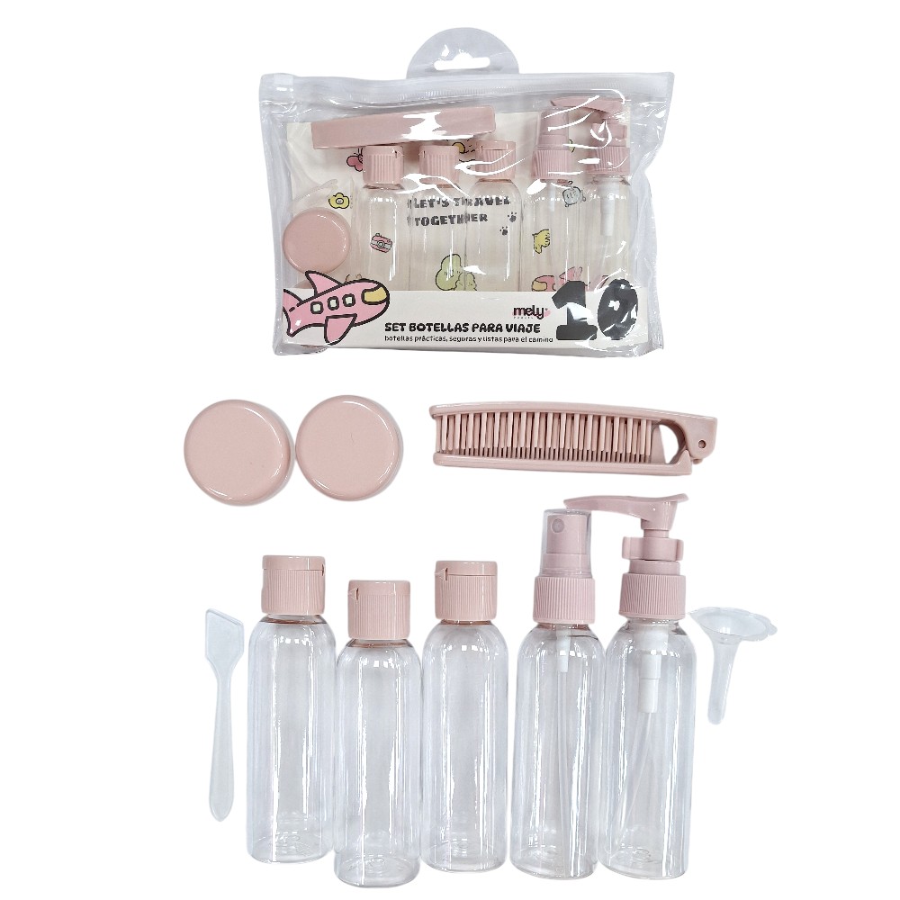 [PM-MYB-0003] SET DE 10 ENVASES PARA VIAJE